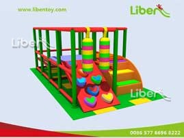 Indoor Play System With Trampoline